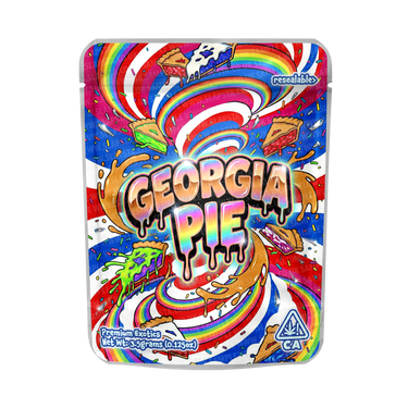 Georgia Pie Mylar Pouches Pre - Labeled - 3.5g (1/8oz)