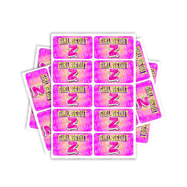Girl Scoutz Rectangle / Pre - Roll Label - SLAPSTA