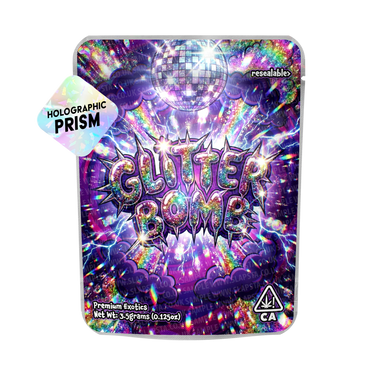 Glitter Bomb Mylar Sticker Packs - SLAPSTA