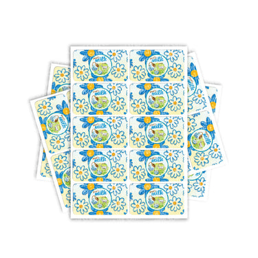 Goats Milk Rectangle / Pre-Roll Label - Pre-Roll (10.16cm x 6.7cm) / 10