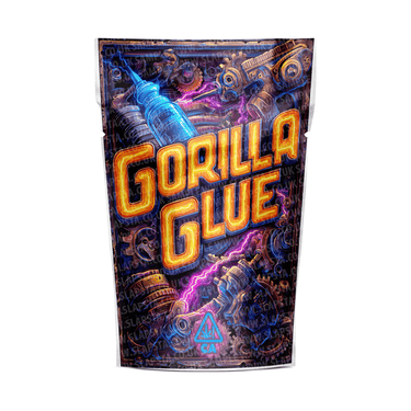 Gorilla Glue Mylar Pouches Pre - Labeled - 3.5g (1/8oz)