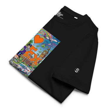 I Love FedEx Unisex organic cotton t-shirt - SLAPSTA