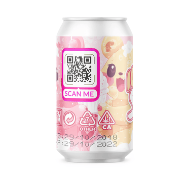 Ice Cream Soda Plastic Soda Cans - 16pcs