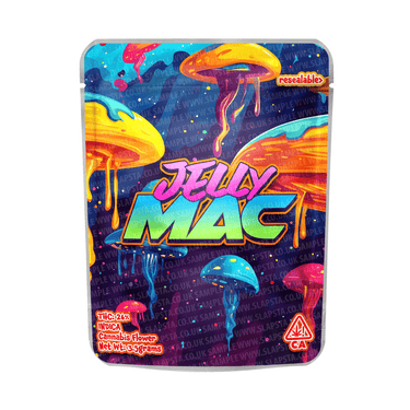 Jelly Mac Mylar Pouches Pre - Labeled - 3.5g (1/8oz)