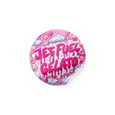 Jetfuel Gelato Circular Stickers - 2.5cm
