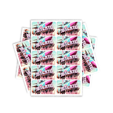 Jetlato Rectangle / Pre - Roll Labels - Pre - Roll (10.16cm x 6.7cm)