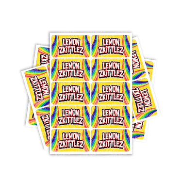 Lemon Z Rectangle / Pre - Roll Labels - Pre - Roll (10.16cm x 6.7cm)