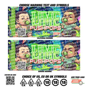 Lime PushPop UV Miron Jars - SLAPSTA