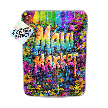 Maui Marker Mylar Sticker Packs - 3.5g (1/8oz)