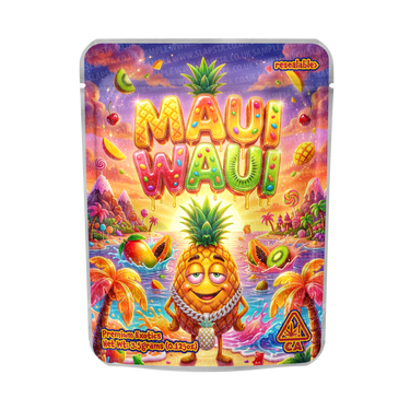 Maui Waui Mylar Pouches Pre - Labeled - 3.5g (1/8oz)