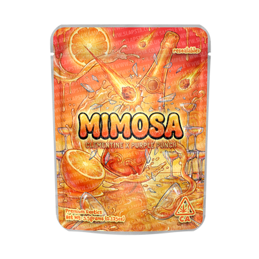 Mimosa Mylar Pouches Pre - Labeled - 3.5g (1/8oz)