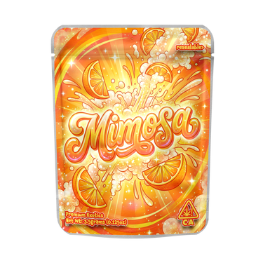 Mimosa Mylar Pouches Pre - Labeled - 3.5g (1/8oz)
