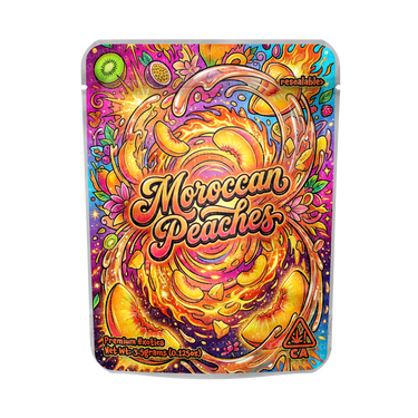 Moroccan Peaches Mylar Sticker Packs - SLAPSTA