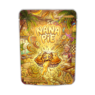 Nana Pie Mylar Pouches Pre - Labeled - 3.5g (1/8oz)