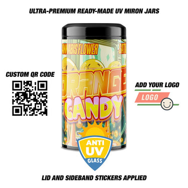 Orange Candy UV Miron Jars - SLAPSTA