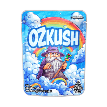 Oz Kush Mylar Pouches Pre - Labeled - 3.5g (1/8oz)
