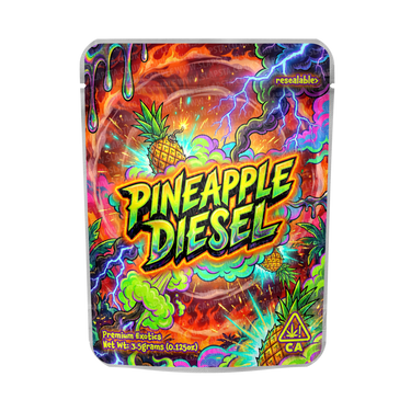 Pineapple Diesel Mylar Sticker Packs - SLAPSTA