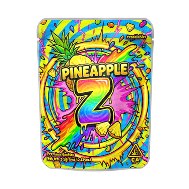 Pineapple Z Mylar Sticker Packs - SLAPSTA