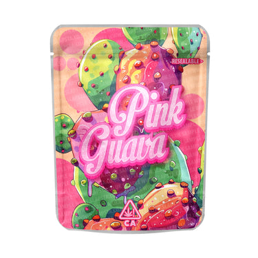 Pink Guava Mylar Pouches Pre - Labeled - 3.5g (1/8oz)