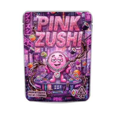 Pink Zushi Mylar Sticker Packs - SLAPSTA