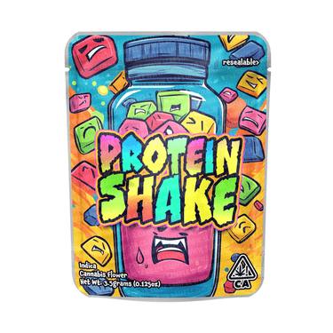Protein Shake Mylar Pouches Pre - Labeled - 3.5g (1/8oz)