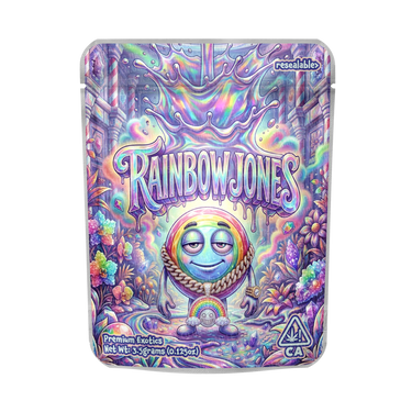 Rainbow Jones Mylar Pouches Pre - Labeled - 3.5g (1/8oz)