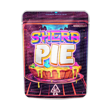Sherb Pie Mylar Pouches Pre - Labeled - 3.5g (1/8oz)