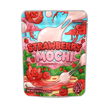 Strawberry Mochi Mylar Sticker Packs - SLAPSTA