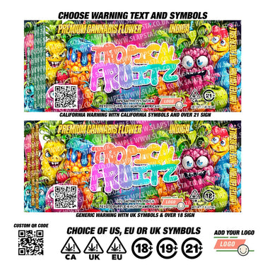 Tropical Fruitz UV Miron Jars - SLAPSTA