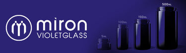 UV Miron Glass Jars 100ml (7 grams) - 16pcs