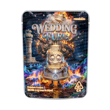 Wedding Fuel Mylar Pouches Pre - Labeled - 3.5g (1/8oz)