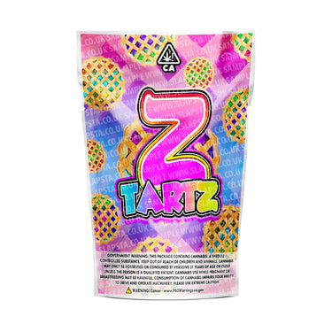 Z Tartz Mylar Pouches Pre - Labeled - 3.5g (1/8oz)
