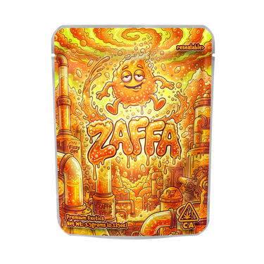 Zaffa Mylar Pouches Pre - Labeled - 3.5g (1/8oz)