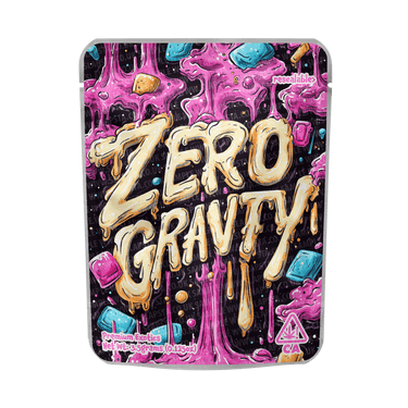 Zero Gravity Mylar Pouches Pre - Labeled - 3.5g (1/8oz)