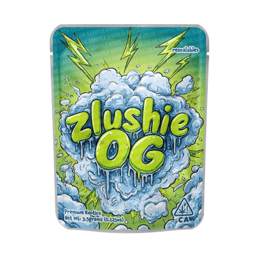 Zlushie OG Mylar Pouches Pre - Labeled - 3.5g (1/8oz)