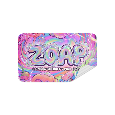 Zoap Rectangle / Pre - Roll Labels - Pre - Roll (10.16cm x 6.7cm)