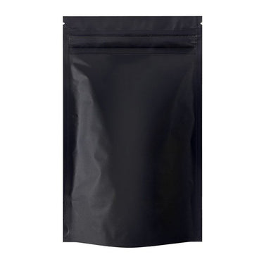 1 Ounce (28g) Single Seal Mylar Bags Black/Clear - SLAPSTA