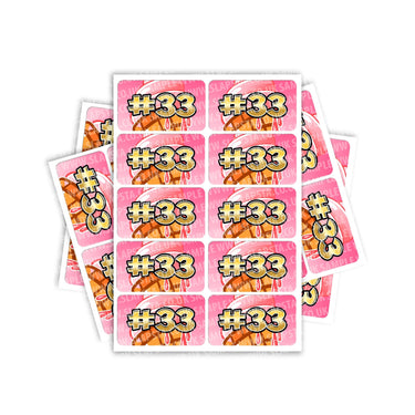 #33 Rectangle / Pre-Roll Labels - Pre-Roll (10.16cm x 6.7cm) / 10