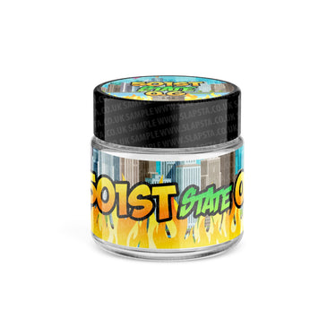 501st State OG Glass Jars Pre - Labeled - 3.5grams (1/8oz)