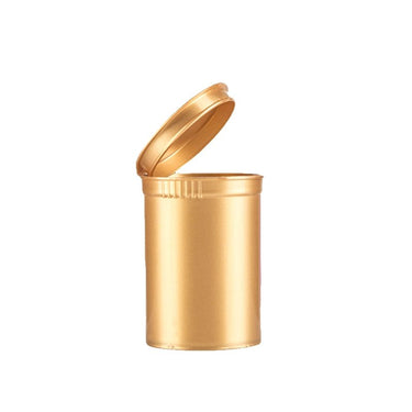 6 Dram Opaque Gold Pop Top Bottles - 720pcs (Full Box)