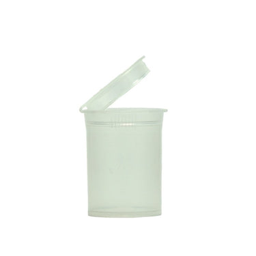 6 Dram Translucent Clear Pop Top Bottles -