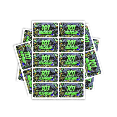 707 Headband Rectangle / Pre-Roll Labels - Pre-Roll (10.16cm x 6.7cm) / 10
