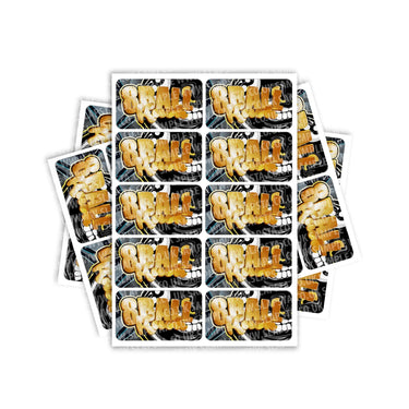8 Ball Kush Rectangle / Pre-Roll Labels - Pre-Roll (10.16cm x 6.7cm) / 10