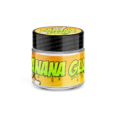 Banana Glue Glass Jars Pre - Labeled - 3.5grams (1/8oz)