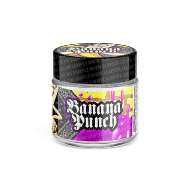Banana Punch Glass Jars Pre - Labeled - 3.5grams (1/8oz)