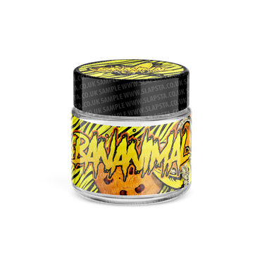 Bananimal Glass Jars Pre - Labeled - 3.5grams (1/8oz)
