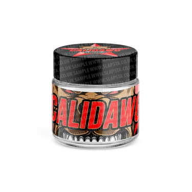 Cali Dawg Glass Jars Pre - Labeled - 3.5grams (1/8oz)