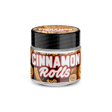 Cinnamon Rolls Glass Jars Pre - Labeled - 3.5grams (1/8oz)