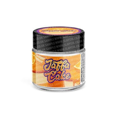 Jaffa Cake Glass Jars Pre - Labeled - 3.5grams (1/8oz)