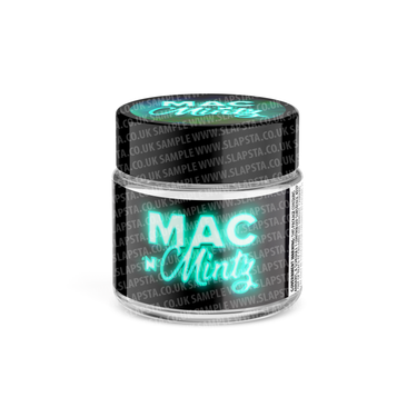 Mac N Mintz Glass Jars Pre - Labeled - 3.5grams (1/8oz)